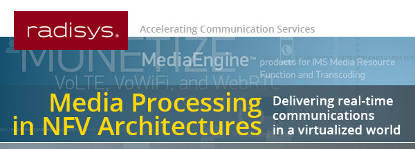 Webinar: Media Processing in NFV Architectures